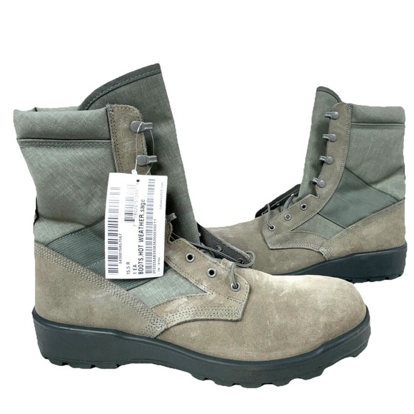 UCFW Other - Vintage Army Military Sage Green Combat Boots Size 15.5 R Mens Vibram UFCW USA